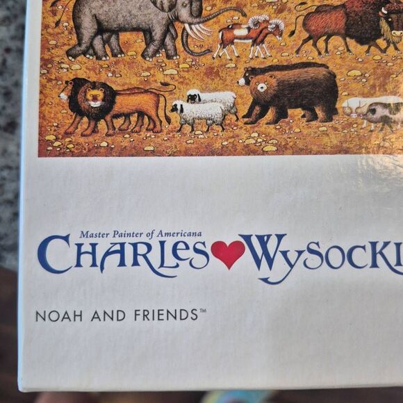 Buffalo Games Charles Wysocki Noah & Friends 1000 pc Jigsaw Puzzle - Picture 4 of 10